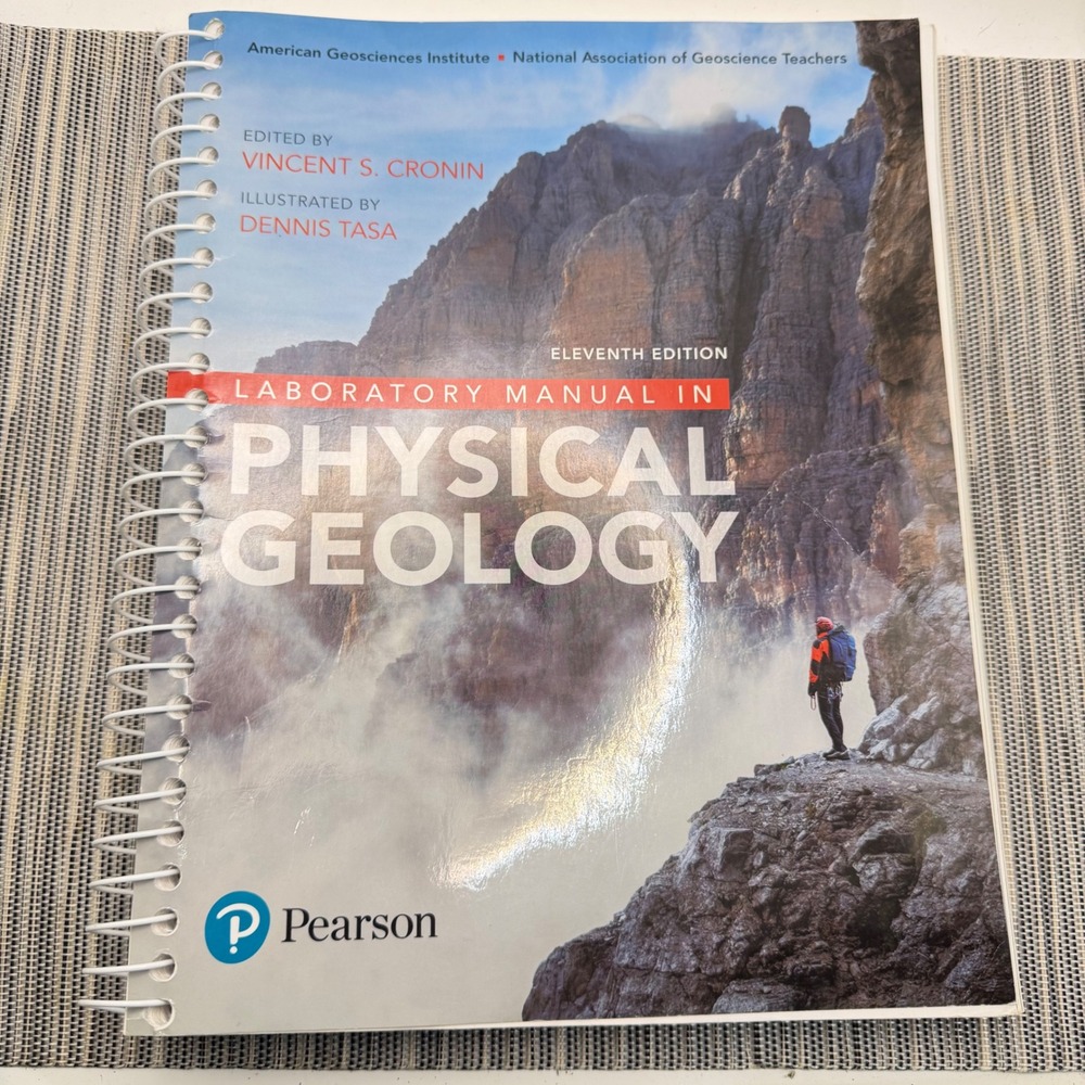 Laboratory Manual in Physical Geology 11th Edition Cronin Tasa Spiral Bound